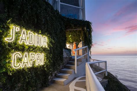 dior cafe in capri